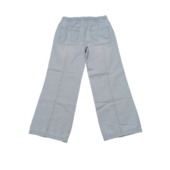 KanCan Alina Ultra High Rise Wide Leg Jeans Light Wash Blue Womens 29 Pants - Picture 2 of 5